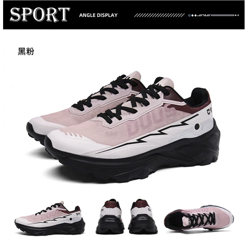 

Professional racing running shoes with lightweight body, rebound cushioning, anti slip outsole suitable for long-distance runnin