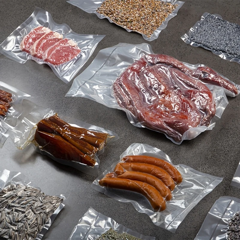 3 عبوات من أكياس الختم المكنسة الكهربائية (5 أمتار لكل منها) |   خالية من مادة BPA |   لتخزين المواد الغذائية، Sous Vide وإعداد الوجبات |   متوافق مع السدادات الكهربائية |   ف