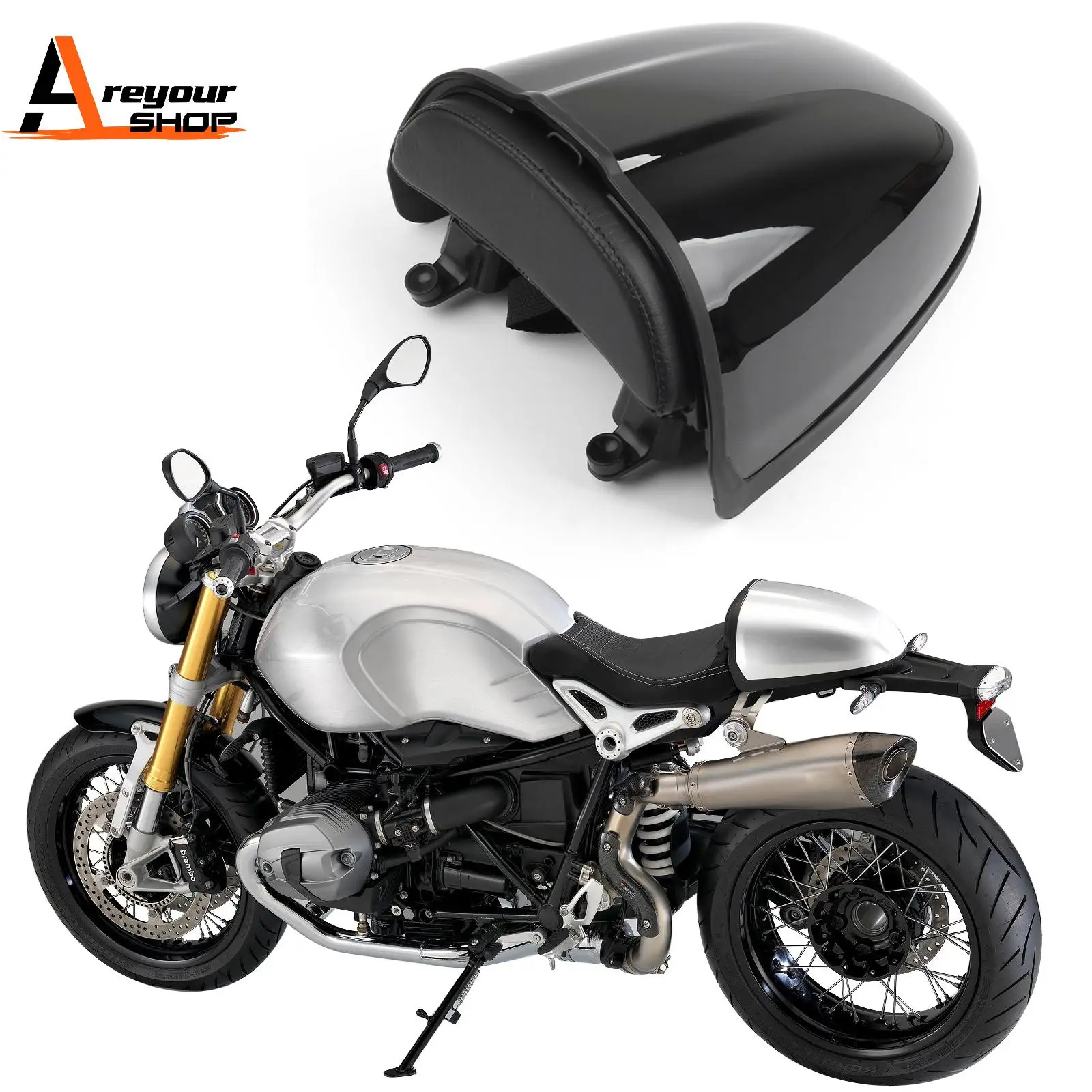 

Чехол на сиденье из АБС-пластика, обтекатель для BMW R 1200R NINE T 2014 2015 2016 2017, черный