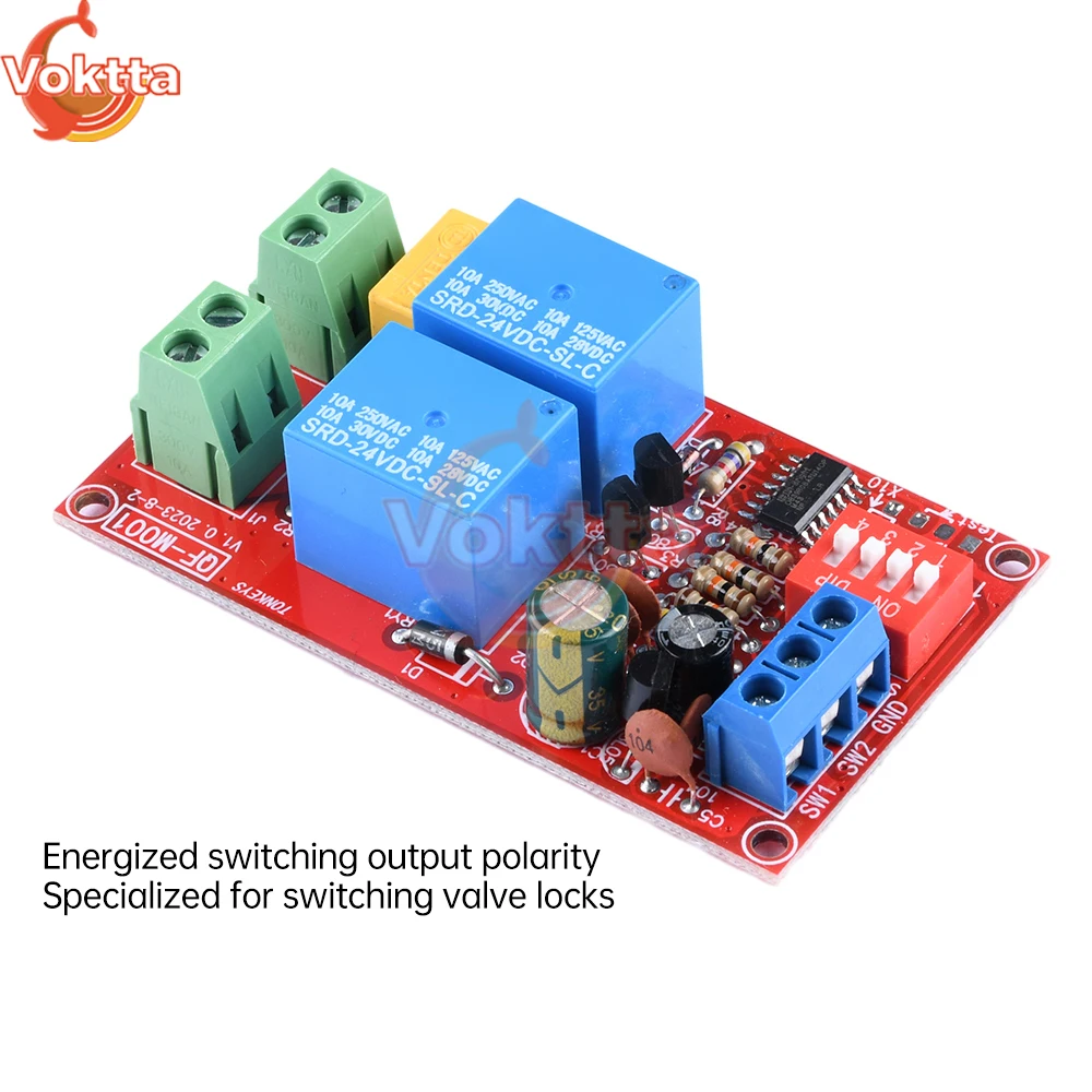 DC Time Relay Power Supply Switching Relay Module DC Motor Control Board Forward and Reverse Relay Board Timer Module 5V 12V 24V