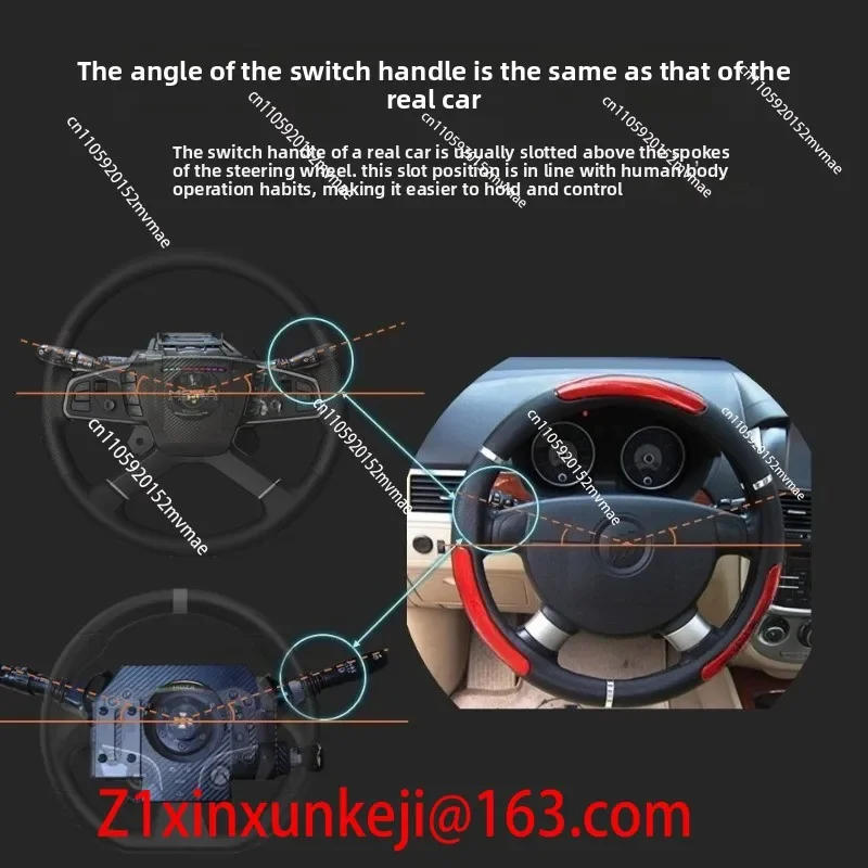 R5 R3 R9/12 Gaming Steering Wheel Peripherals, Headlights, Turn Signals, Wiper Switches
