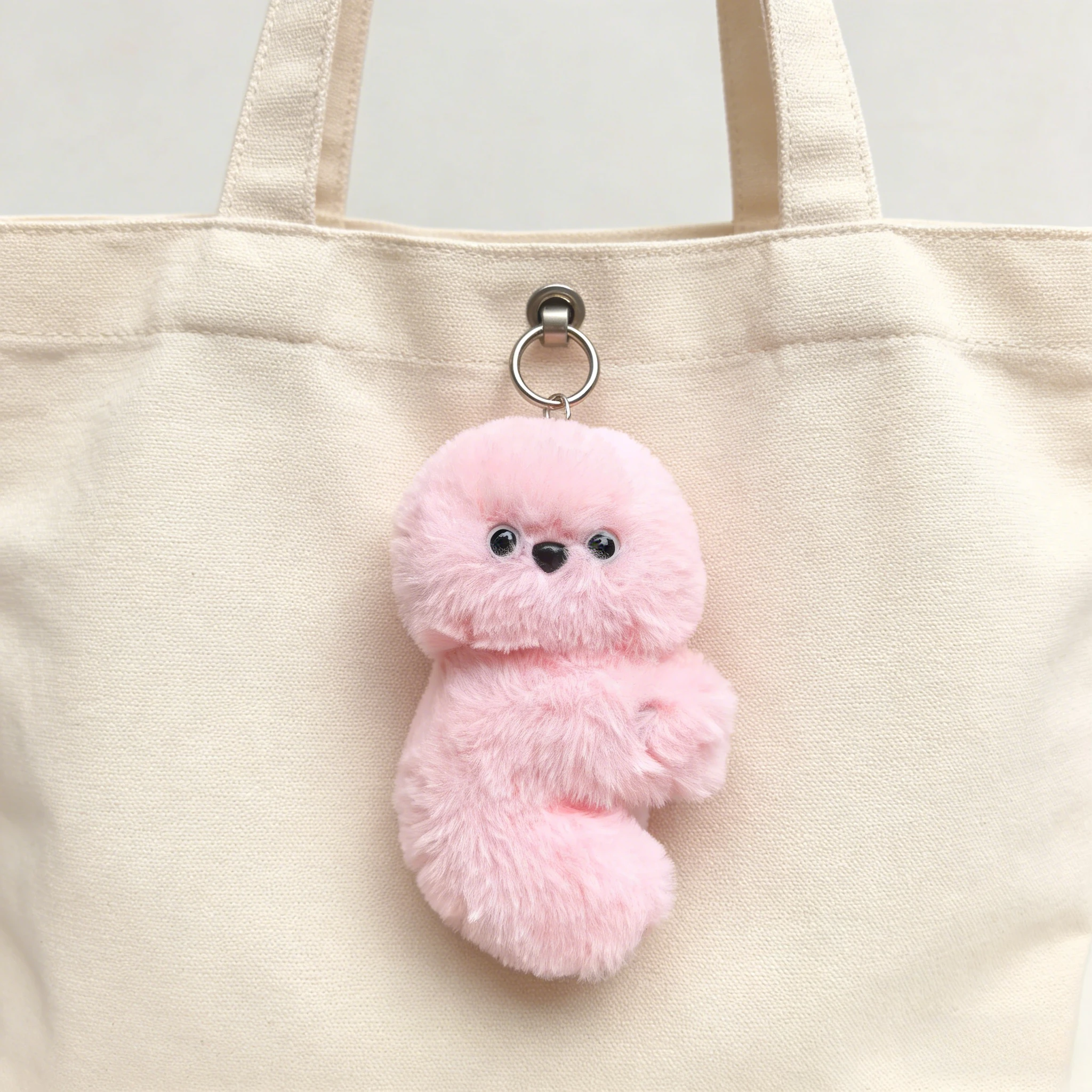 Mirumi Shy Cute Pet Plush Robot Emotional Companion Bag Plush Pendant No Sound Soft Stuffed Doll for Kids Girls Birthday Gift