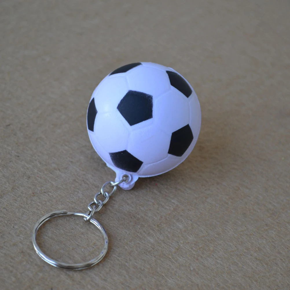 

24 Pcs Foam Toy Keychains Durable Rugby Shaped Key Holder Bag Decoration Graduation Gifts Christmas Presents Kids Accessories