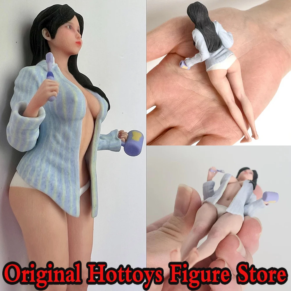 In Voorraad 1/18 Schaal Vrouwelijke Soldaat Vroege Riser Pure Meisje Mini Sculptuur Volledige Set Ongeveer 9.2 cm Action Figure Model pop Geschenken