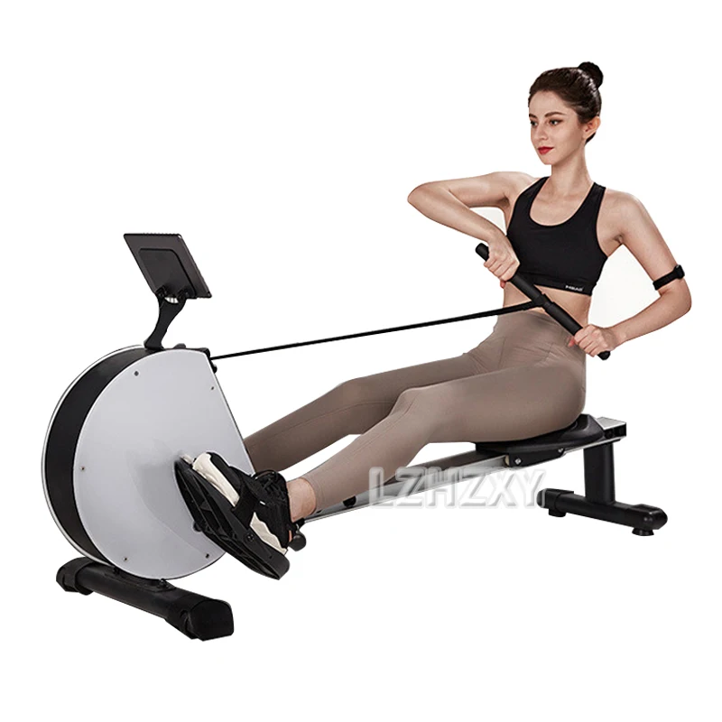 Magnetic/Water Rowing Machine 120kg Weight Capacity - Foldable Rower for Home Use with with Bluetooth Intelligent