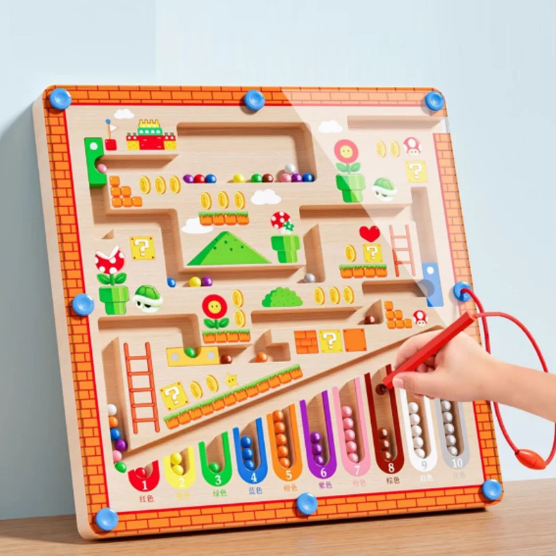 quebra-cabeca-magnetico-do-alfabeto-montessori-com-letras-e-labirinto-um-presente-para-criancas-quebra-cabecas-com-tema-de-estacionamento-para-criancas-em-idade-pre-escolar-meninas-e-meninos