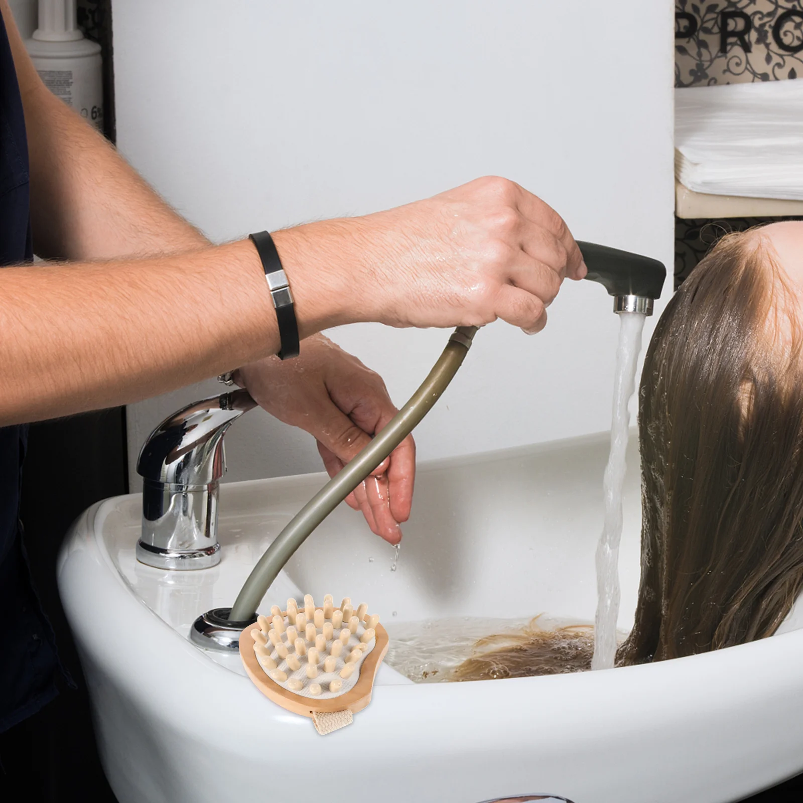 

Handheld Wooden Neck Massager Portable Natural Wood Roller for Neck and Head Relaxation Ergonomic Design for Daily Stress Relief