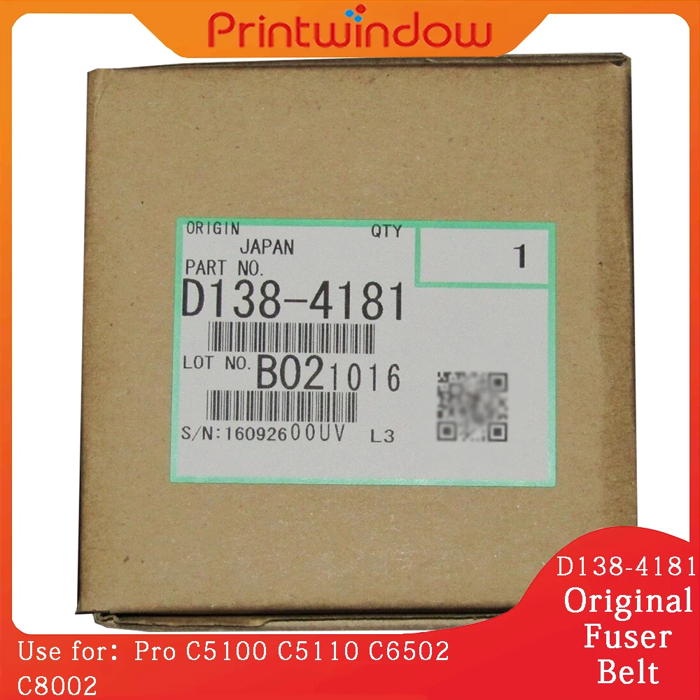 D138-4181 Original New Fuser Belt for Ricoh Pro C5100 C5110 MP C6502 C8002 Fuser Film D1384181