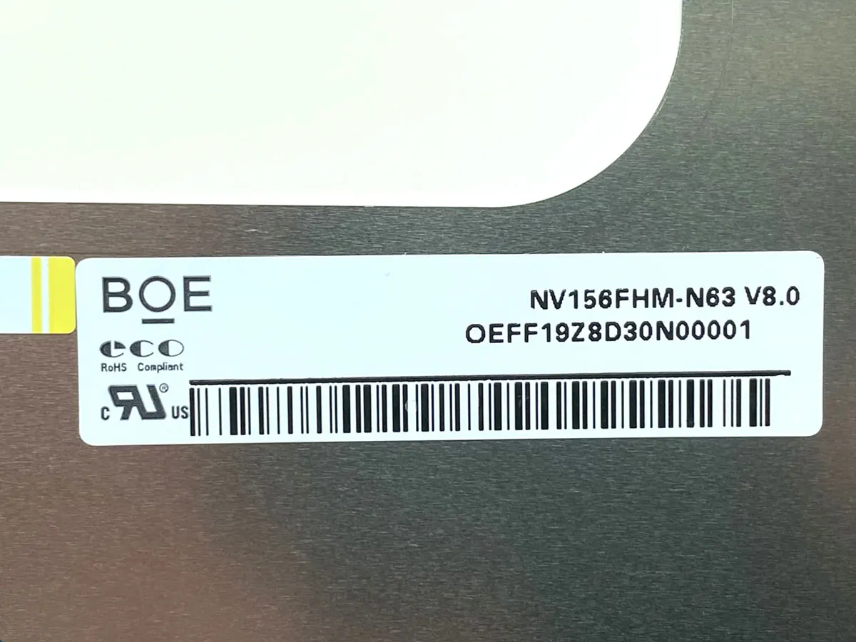 New 15.6" Laptop LCD Screen NV156FHM-N63 Fit NV156FHM-N4H LP156WFC-SPB1 FHD 1920x1080 IPS EDP 30Pin Matrix Panel
