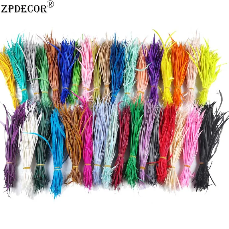 ZPDECOR Top Quality  Goose Biots Feathers for crafts plumes 4-8inch/10-20cm DIY Jewelry Plume Feather Wedding Home decoration