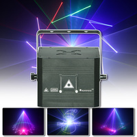 RGB Laser 1W 2W 3W 5W Animation Beam Effect Projector RJ45 DMX Interface ILDA Scanner Xmas Stage Lighting For Family Party Dj