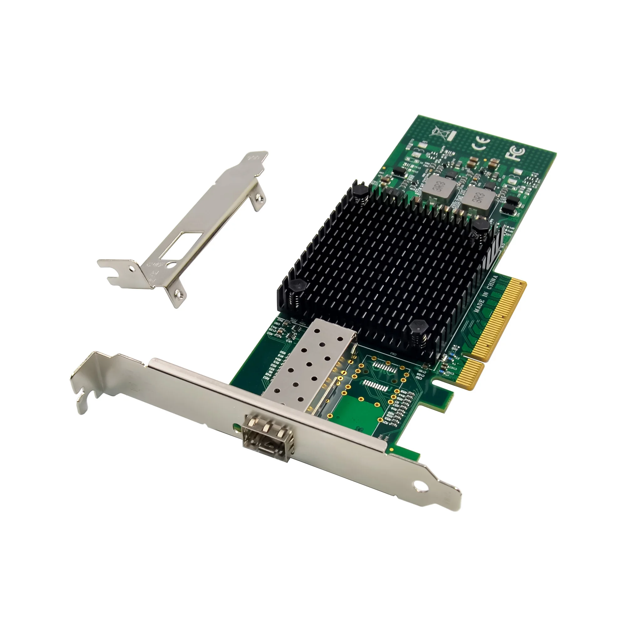 Interface de rede de servidor OEM SUNWEIT para Mellanox ST7306 PCIe X8 ConnectX-3 Single-10GbE SFP + Smart NIC Chip original