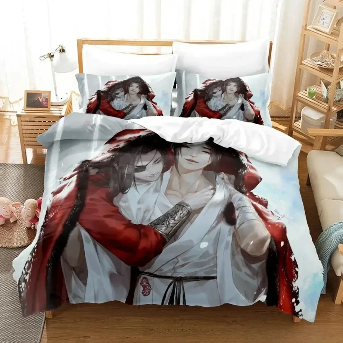 Heaven official’s blessing Duvet Cover Heaven official’s blessing Bedding Set Comfortable Bed Single Double Bed Full Size Anime