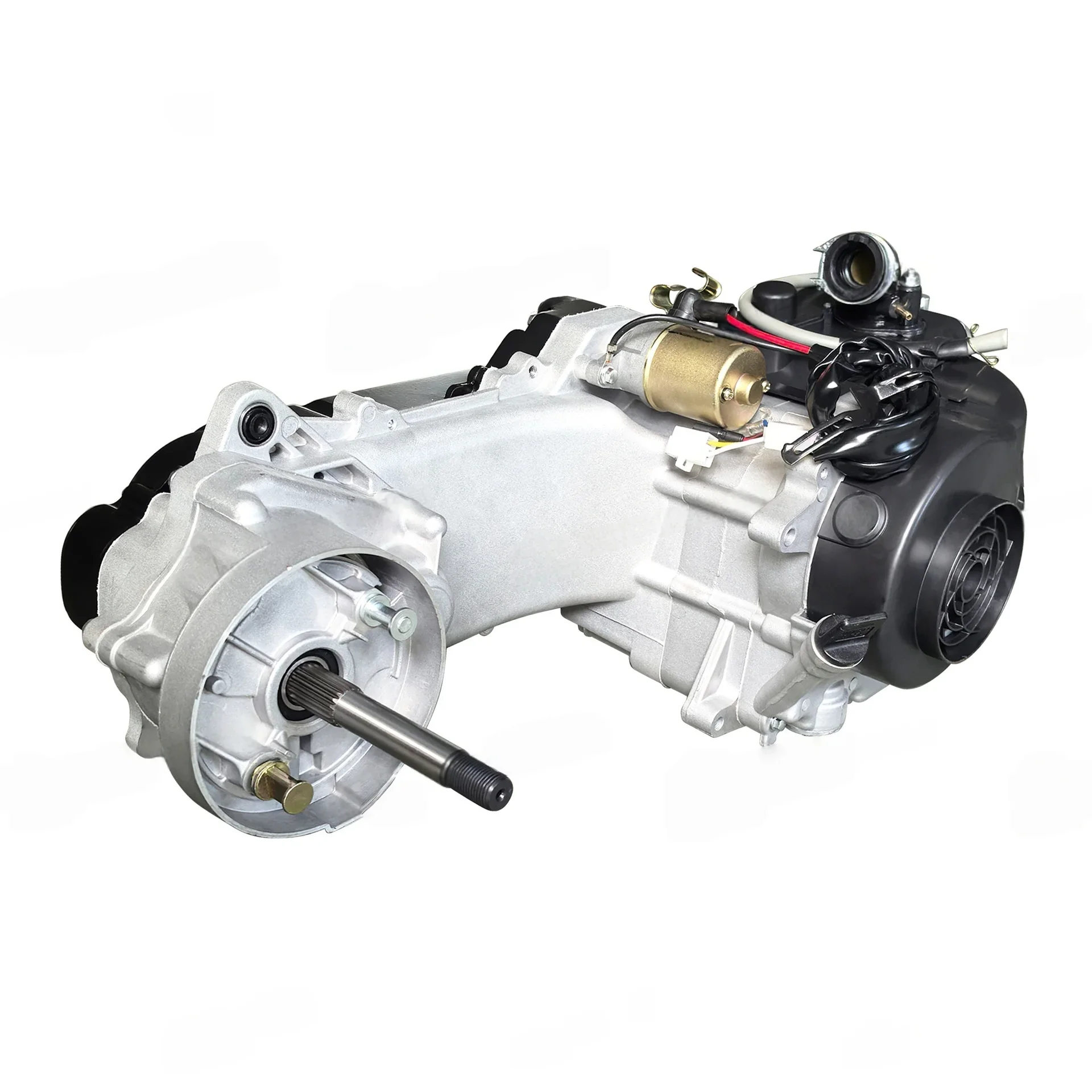 Gy6-50/80 Motorcycle Engine Assembly 43cm 12inch Long Case New 4 Stroke CDI Ignition 729 Belt