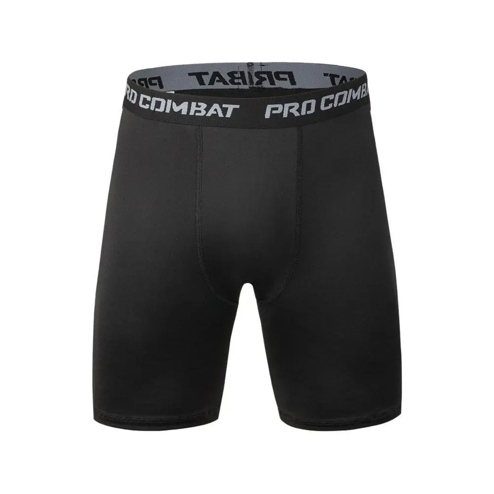 Esportes dos homens leggings calças de fitness masculino calças de compressão elástica ginásio correndo treinamento shorts masculino secagem rápida bottoming shorts