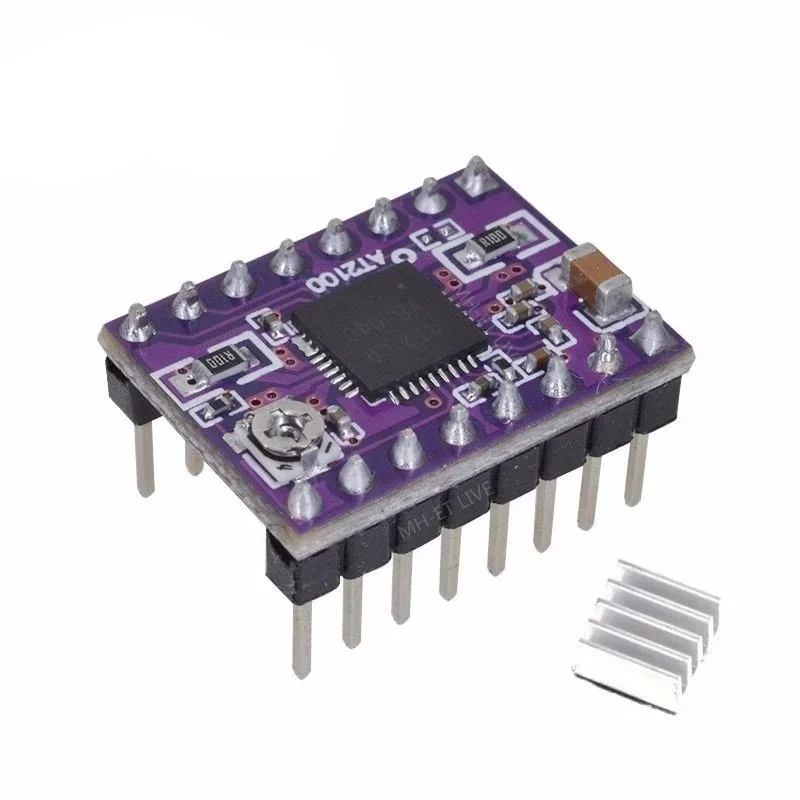 Accesorios de impresora 3DP AT2100Step Módulo de placa impulsada por motor Mute CompatibleTMC2208Drive