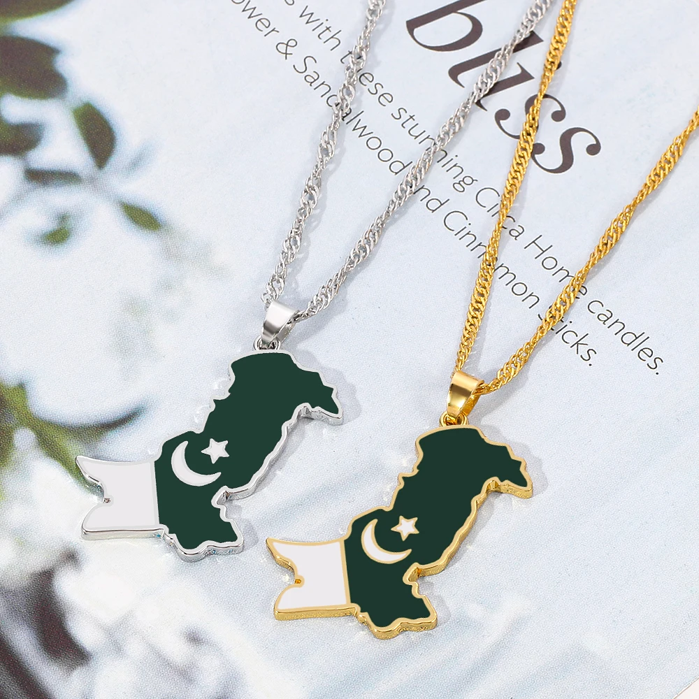Kreatywny wisiorek z mapą Paki – Men Accessories Pakistan recenzja i cena