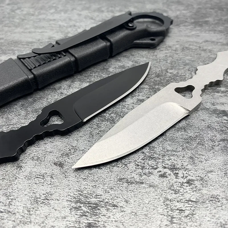 New Outdoor Straight Knife With Sheath Blade Tactical Knife Portable Mini Pocket Survival Knives High Hardness Camping EDC Tools