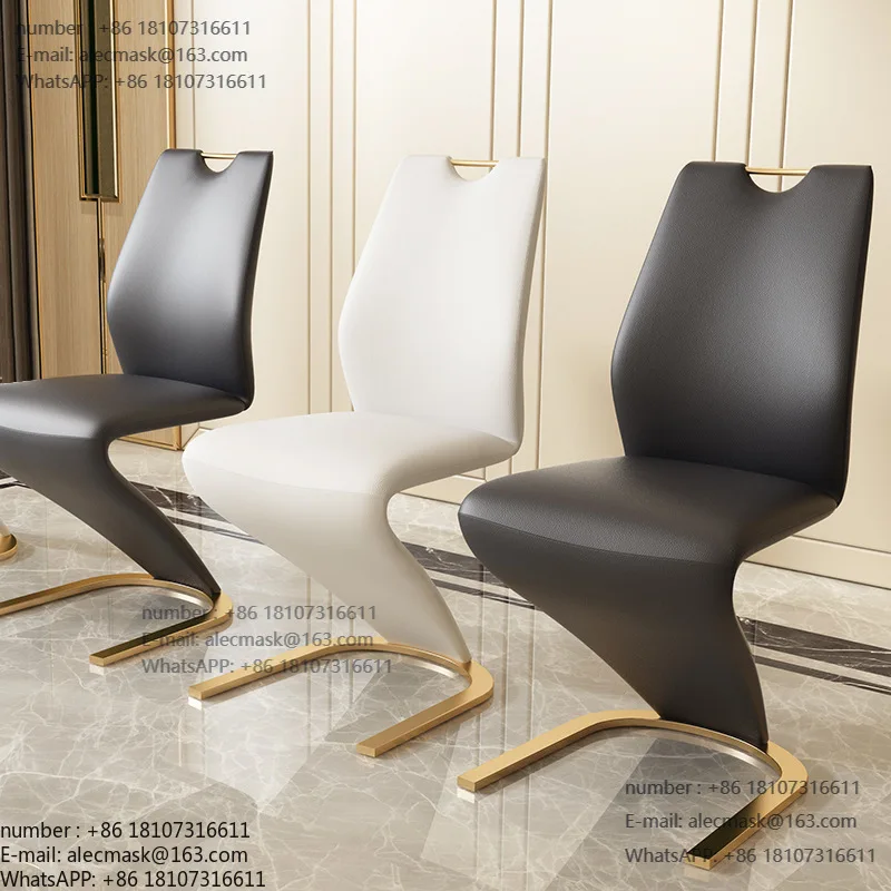

Dining chairs, light luxury, post-modern personality chairs, creative simplicity, modern fashion, ins