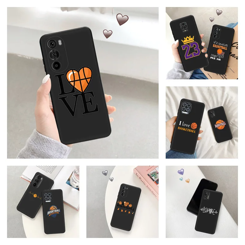 Soft Love Play Basketball Phone Case for Motorola G50 G51 G60 G200 G71 G22 G32 G52 G72 G53 G73 G9 Edge 40 30 20 One Fusion Cover