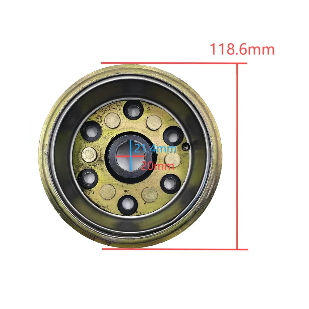 Original Inner Diameter 95mm Flywheel Magneto Generator Rotor Assy For Linhai 260 300 24002 2.1.01.2021 Lu019988 Stels 300b