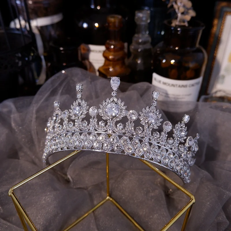 elegant-princess-wedding-crown-bridal-headwear-main-dress-coronet-female-makeup-performance-retro-luxury-alloy-electroplated