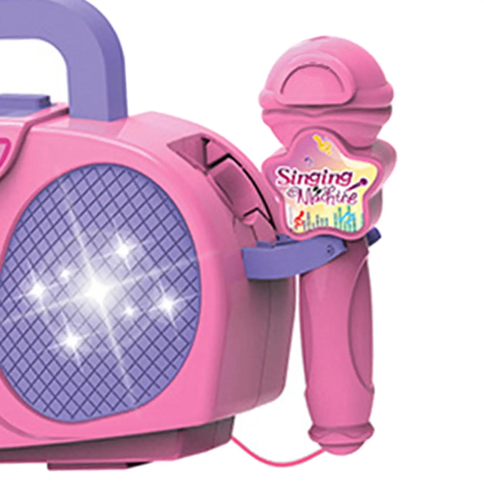 Micrófono para niños, máquina de Karaoke, Mini altavoz, regalos de cumpleaños, juguete educativo estéreo multiusos, portátil para viajes de Picnic