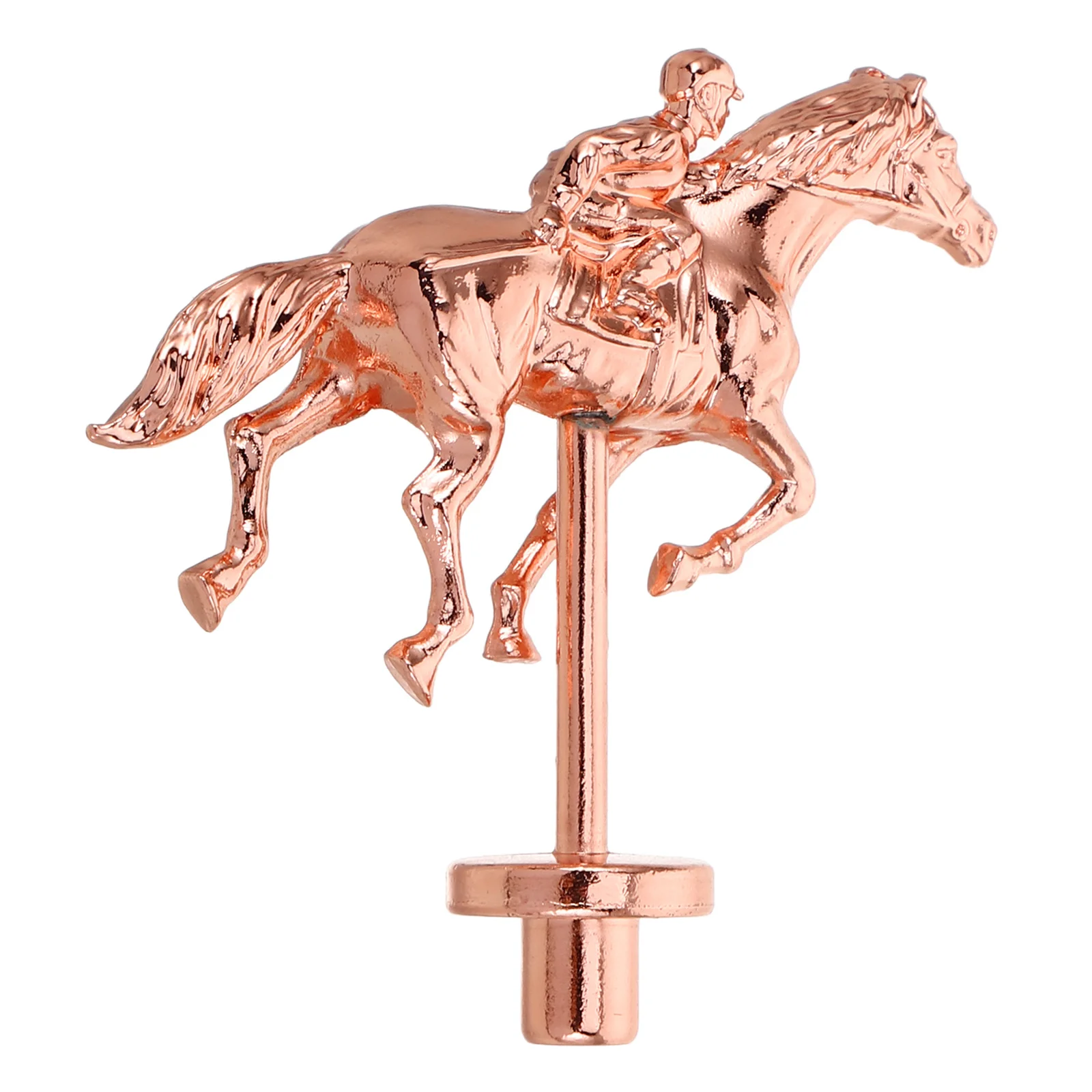 Pièces de jeu de société de course de chevaux en alliage créatif, pièces de rechange en métal pour jeu lisse, ensemble d'accessoires de nuit élégants