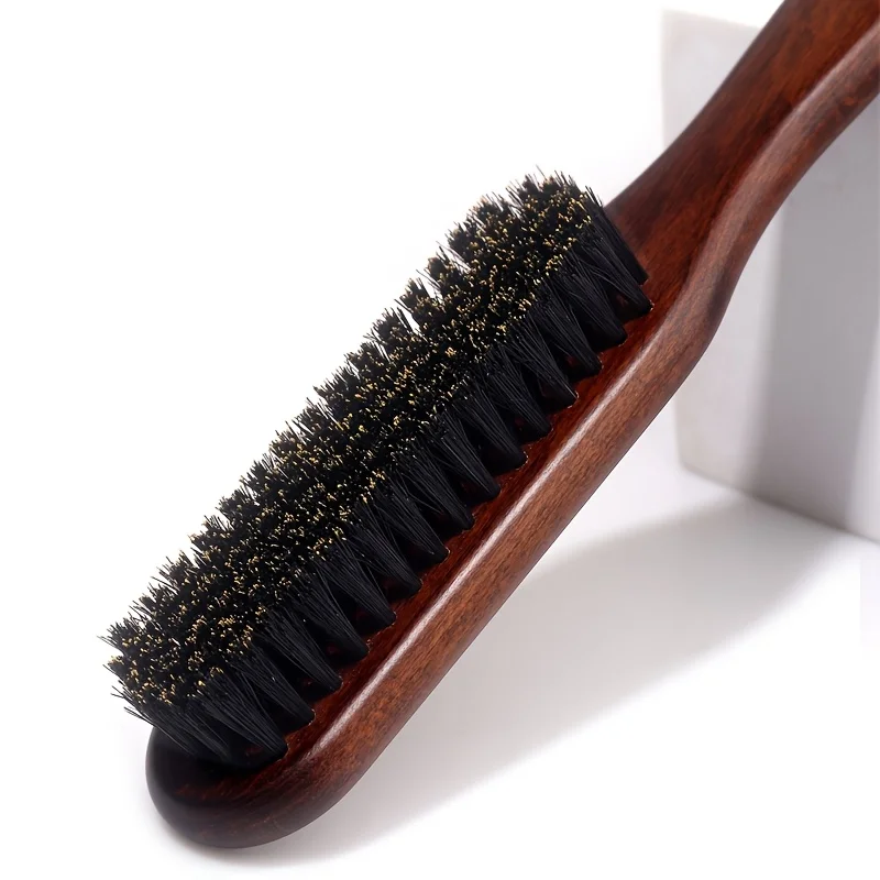 1Pc Boar Bristle Smoothing Comb, Soft, Medium Hardness, Easy to Style and Manage, Makes Hair Smooth and Manageable, Creates a Smooth, Frizz-Free Hairstyle, Suitable for Both Men and Women, Wooden Handle, Essential for Back-To-School Season, Travel, and Vacations, Suitable for Women, Comb, Detangling Comb