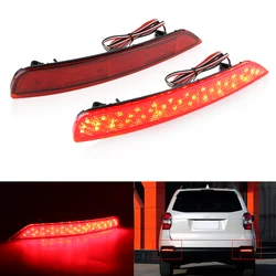 2PCS Car Rear Bumper Reflector Parking Brake Light Signal Light 84281SC010 84281SC000 For Subaru Forester SH SJ 2009-2018