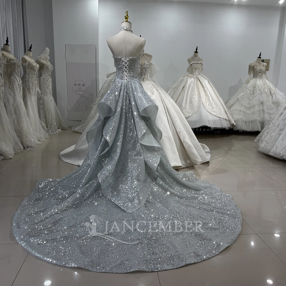 Customized Noble and Magnificent Wedding Dress Sweet Sleeveless Mermaid Strapless Beaded Women's Wedding Dress vestido femininos