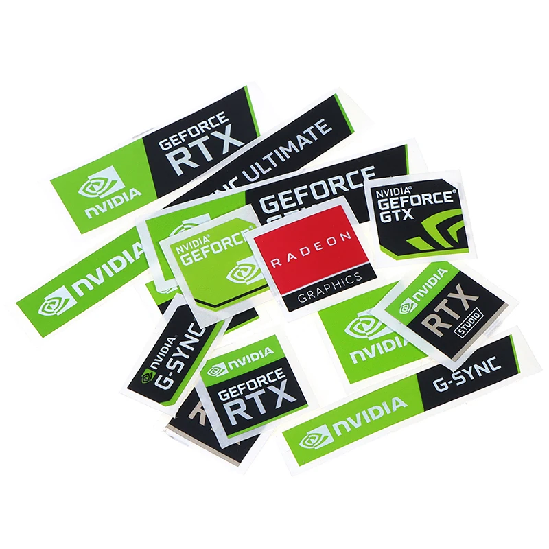 1/5PCS New High Quality NVIDIA GTX GEFORCE Laptop Desktop Label Decorative Sticker