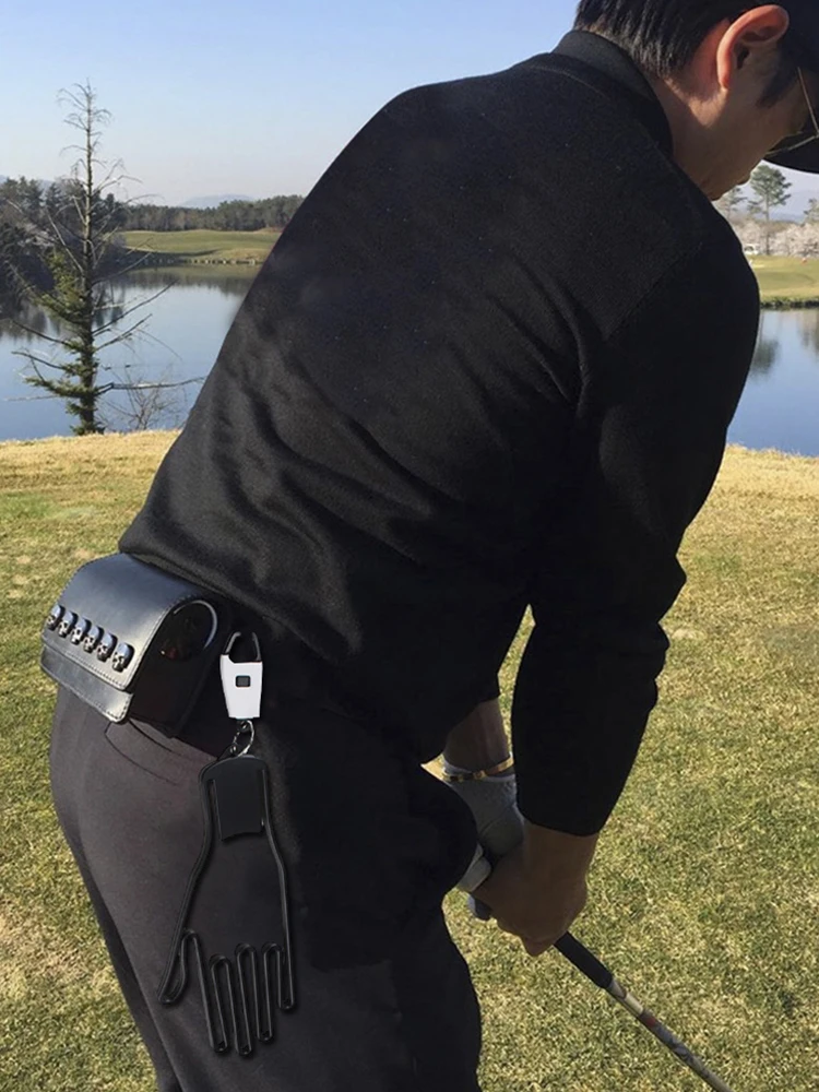 حامل قفازات الجولف، قفازات الجولف المحمولة تدعم مع قفازات سلسلة المفاتيح، حامل القفازات، حامل نقالة، ملحقات الجولف #3