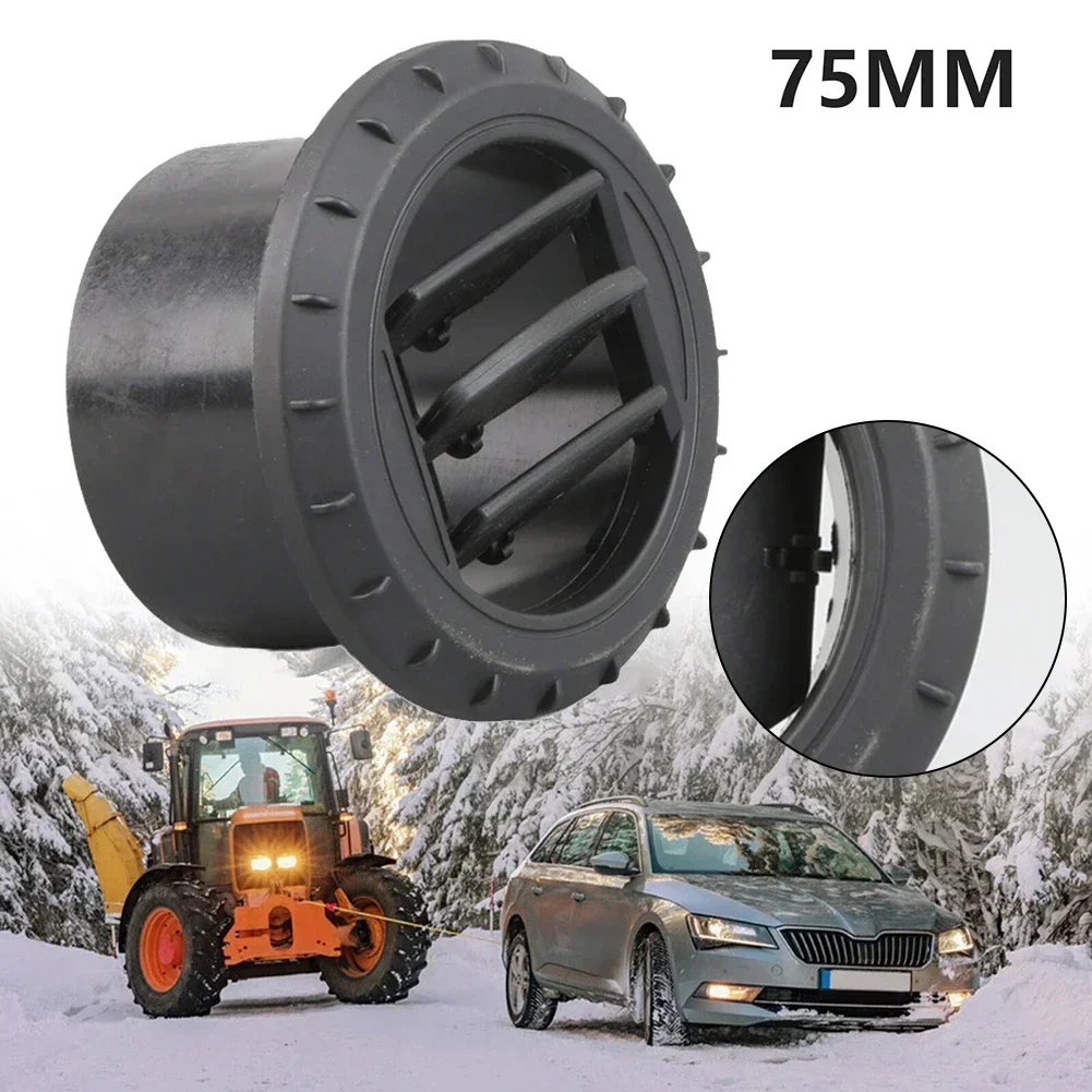 Car 75mm Warm Air Vents Outlets Diesel Heater Duct Hose Pipes Air Vent Outlet Rotat-able 360° Rotatable Car Accessorie