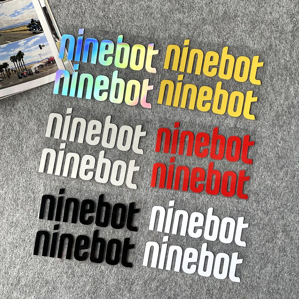 

Ninebot Logo Reflective Universal Motorcycle Stickers Moto Body Cover Scratch Sticker Helmet Decals Accessories Waterproof Decal