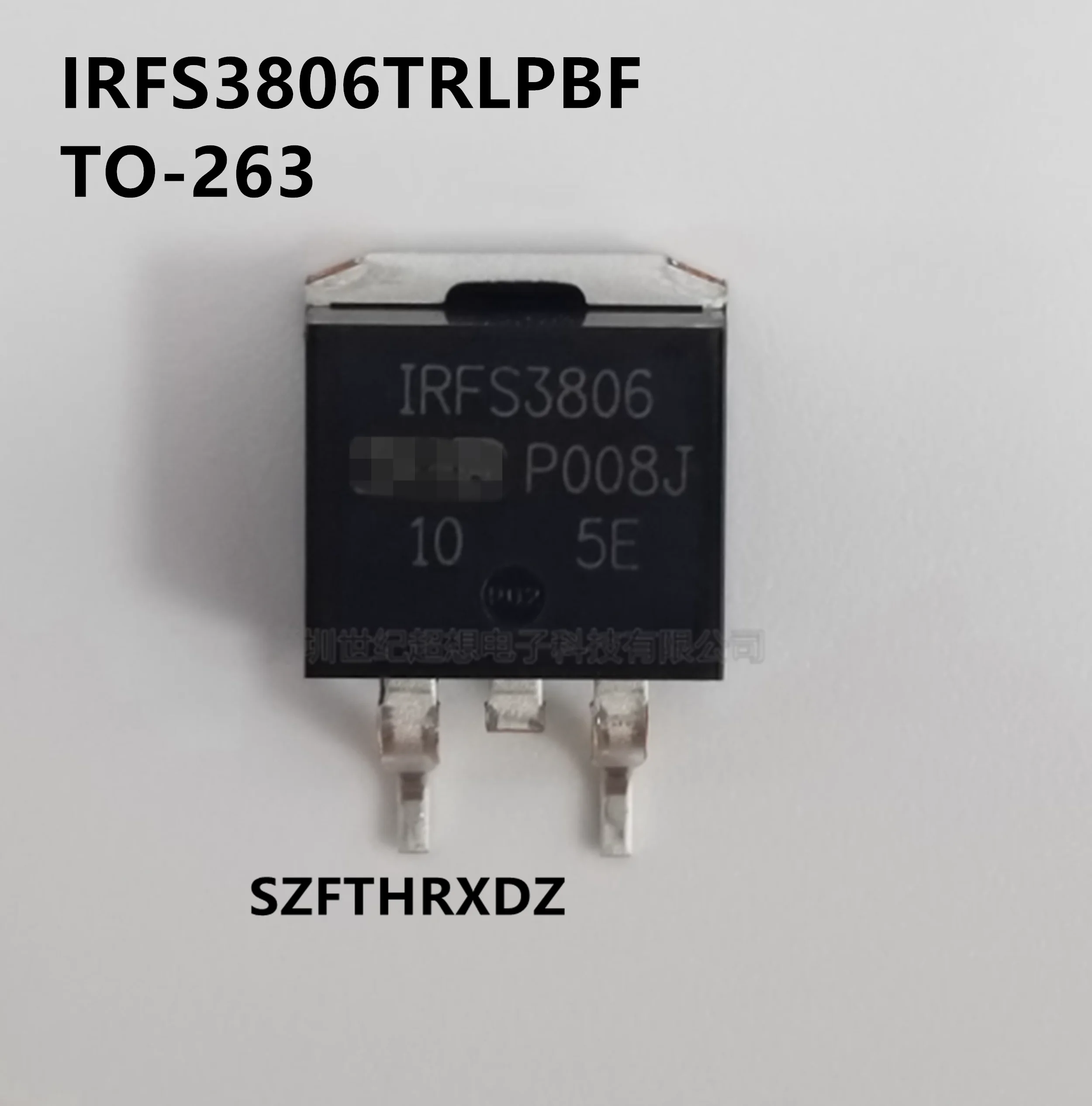 

10pcs 100% New Imported Original IRFS3806TRLPBF IRFS3806 60V 43A TO-263 Field-effect transistor