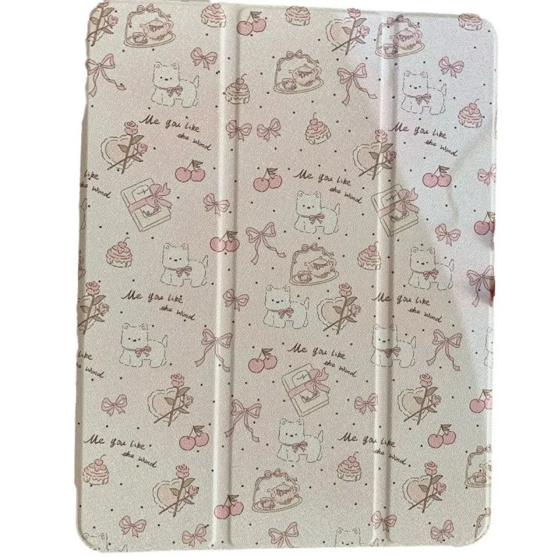 

INS Bow Tie Ipad Case for Air5 IPad Rotation Cover 10.2-inch 2021