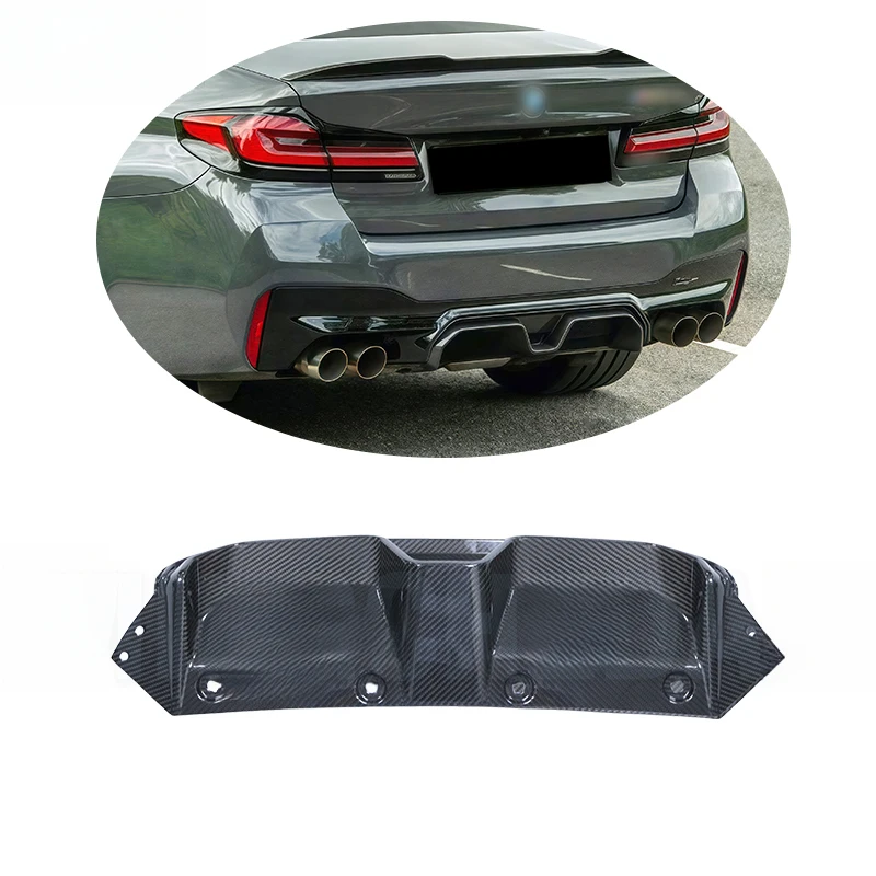

Dry Carbon Fiber Rear Diffuser CS Style Bumper Trim For 2020-2023 Vehicle Models