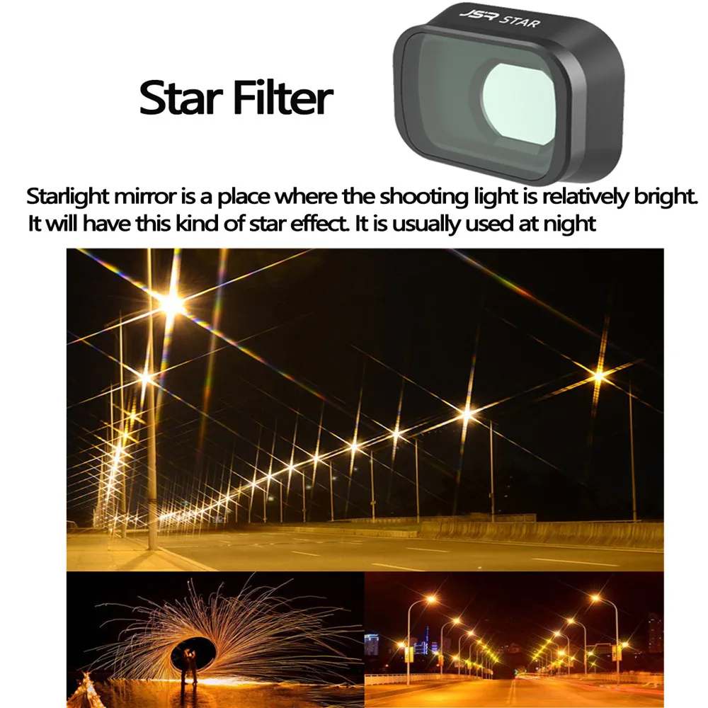 UV CPL Star Night เลนส์ป้องกันหมวกสำหรับ DJI Mini 3 Pro MINI3 PRO Drone Gimbal กล้อง