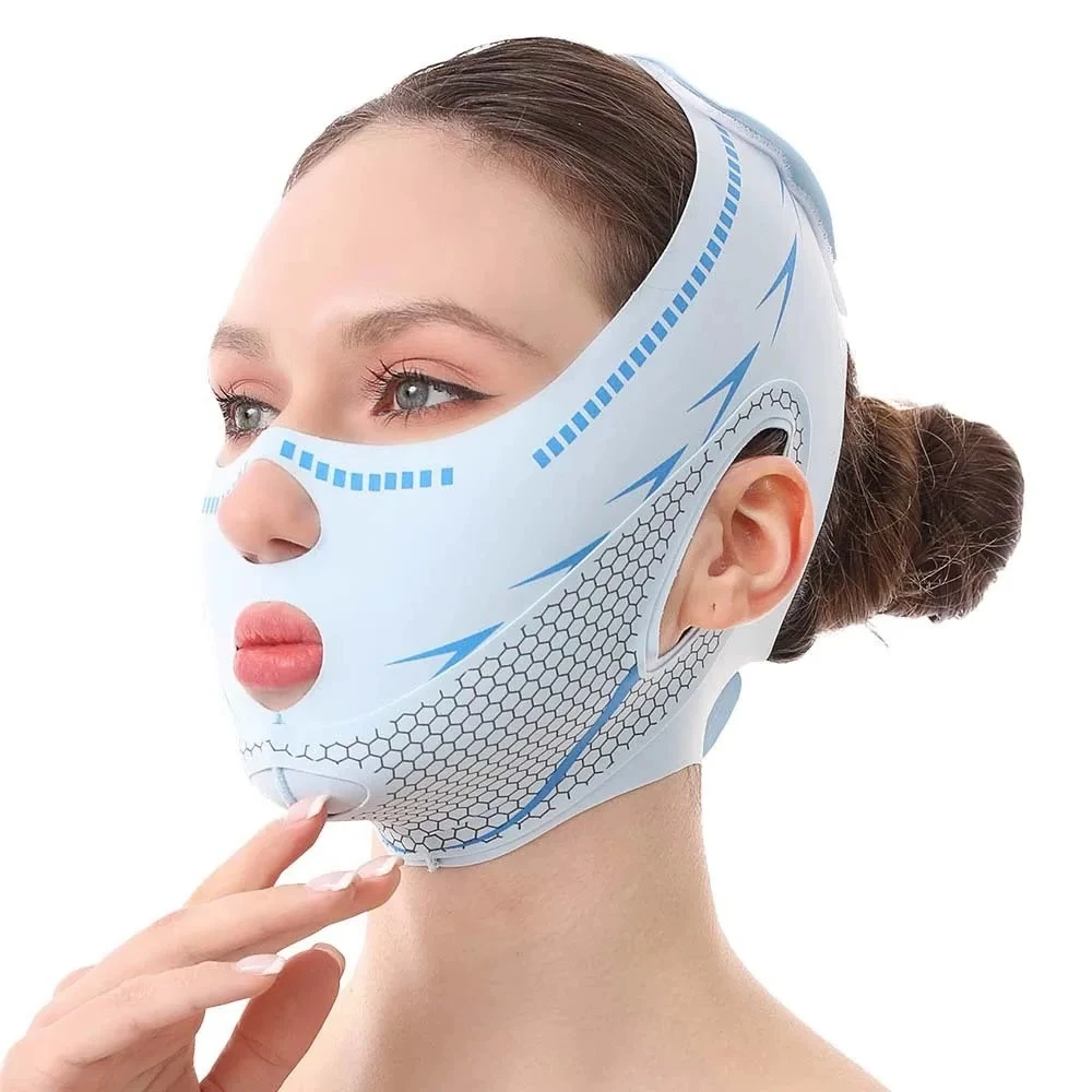 1pc Resuable Face Lifting Belt V Line Shaper Women Face Slimming Bandage Chin Lift Up Anti Wrinkle Facial Beauty Skin Care Tools