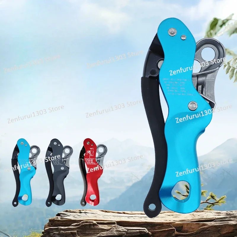 Outdoor Rock Climbing Anti-panic Manual Descent Device High Altitude Life Saving Self-locking Protector STOP Cable Slow