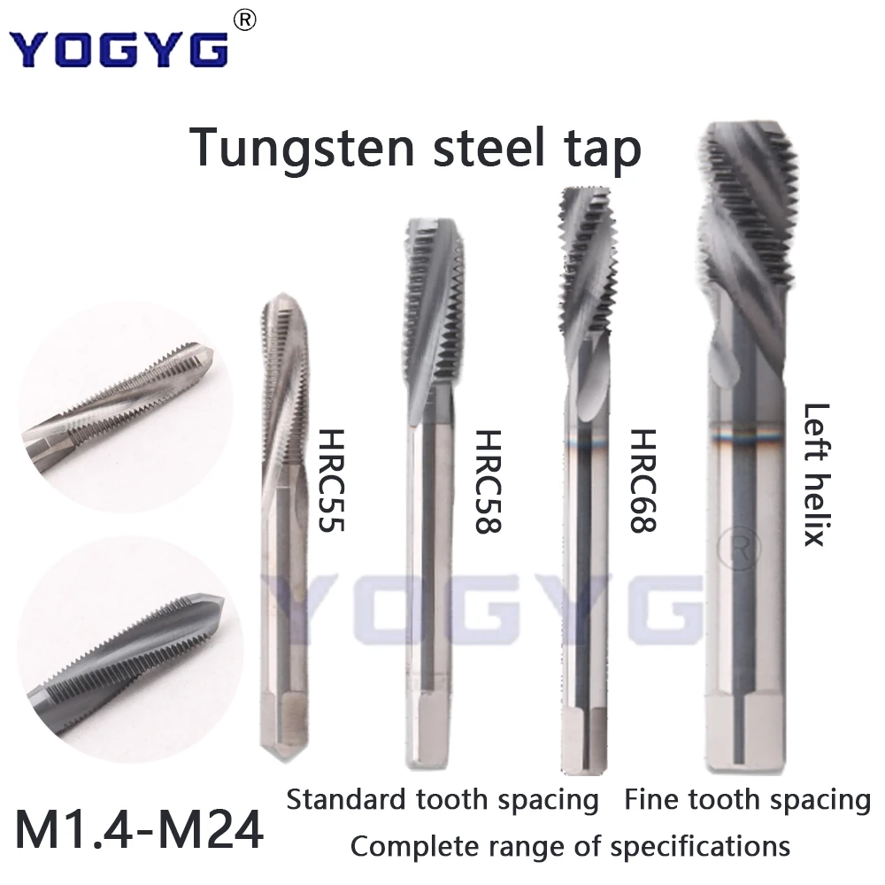 

CNC Alloy Tap Spiral Left helix Fluteless Machine Thread Forming Coated Hardness M2 M3 M4 M5 M6 M7 M8 M10 M10x1 M12x1.5 M14x1.25
