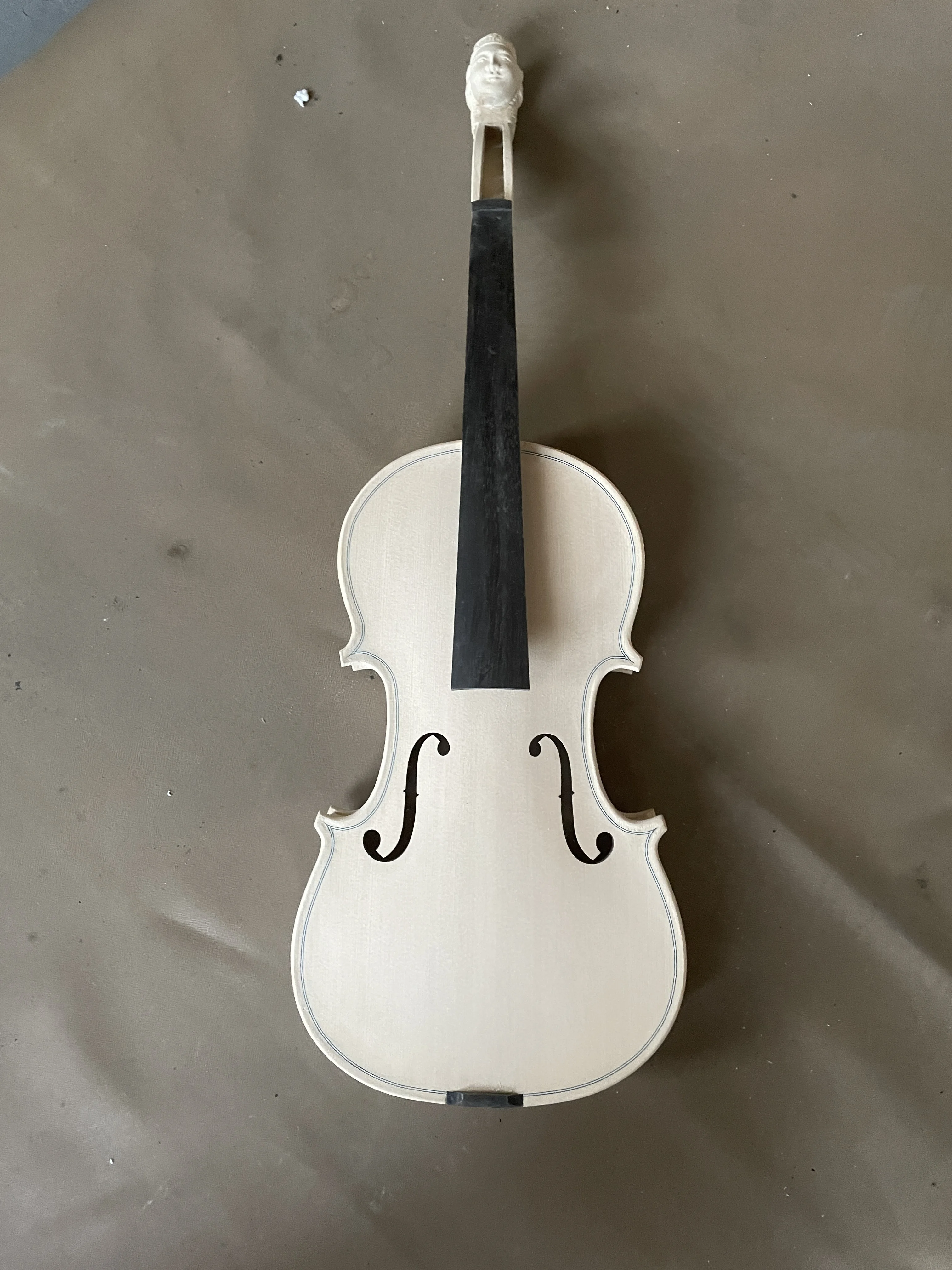 4/4 Violin Craft Woodworking Unfinished Instrument Kit Factory Produced for DIY Assembly