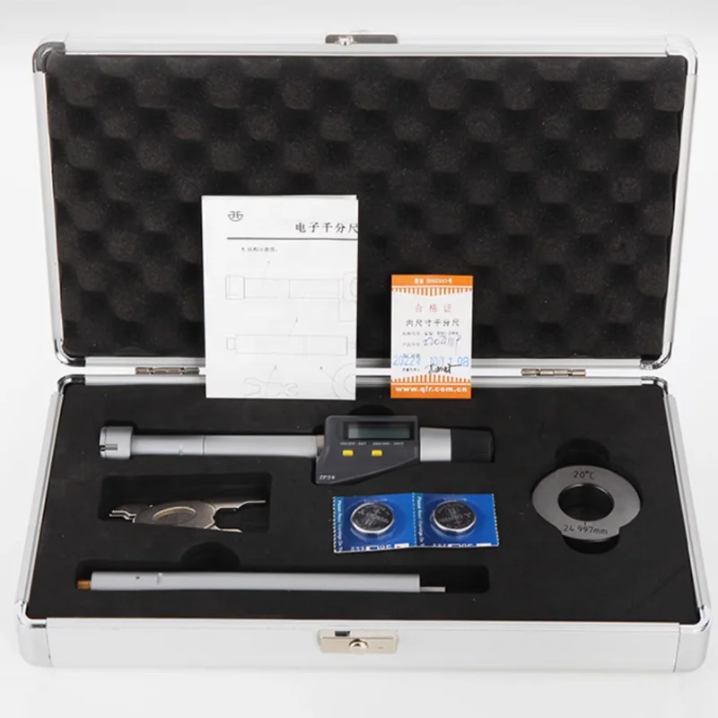 High-Precision Digital Display 6-300mm Aperture Micrometer Electronic Three-Jaw/Three-Point Inner Instrument Physical Measuring