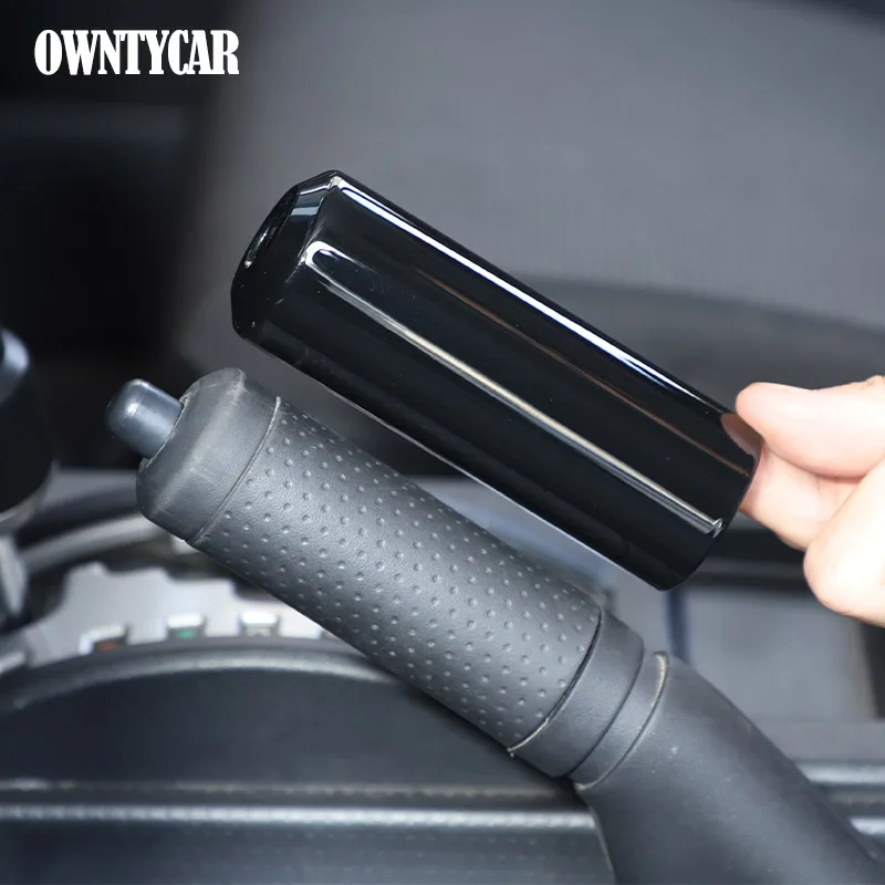 ABS Black/Red For Toyota FJ Cruiser 2007-2021 Car Handbrake Lever Cover Decorative Cover Sticker Car Interior Accessories