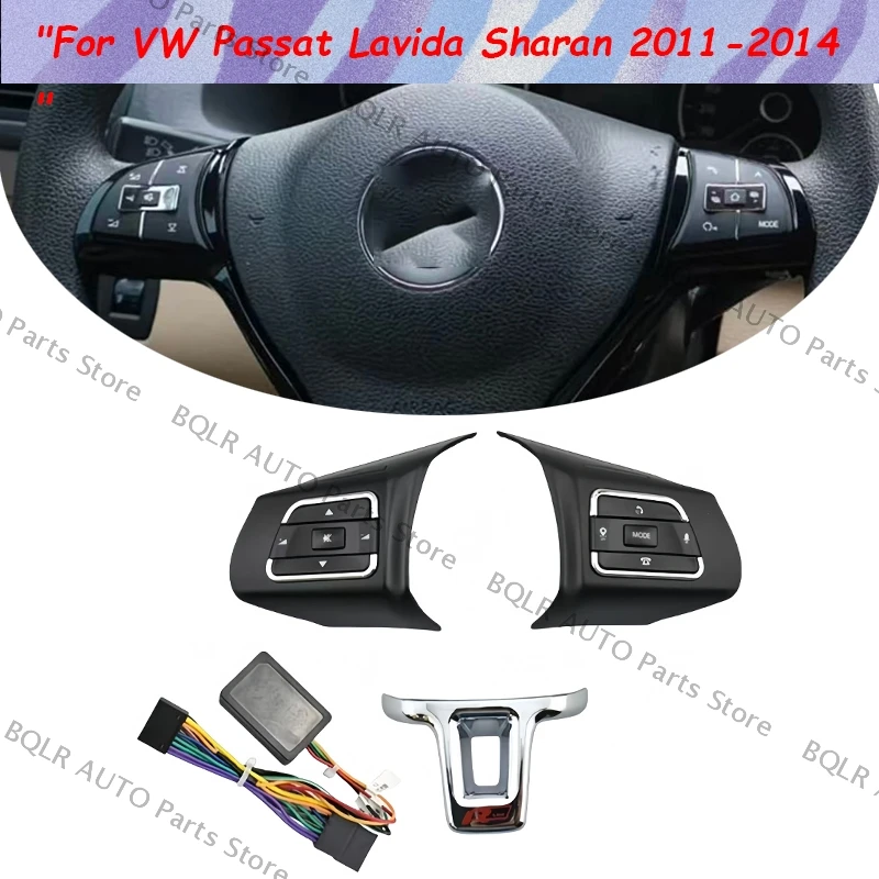 

For VW Passat Lavida Sharan 2011 2012 2013 2014 Multifunction Volume Audio Switch Button Steering Wheel Control Button Switch