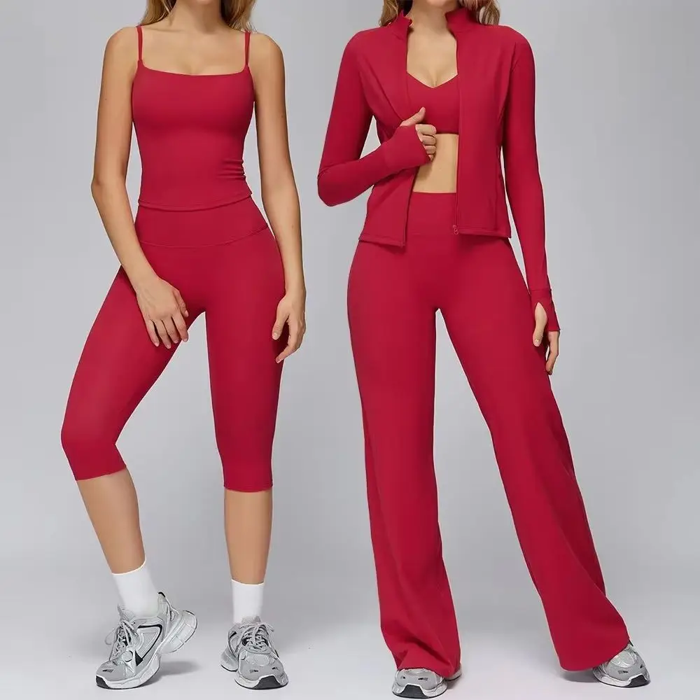 

Комплект для йоги, 2 шт., женская спортивная одежда, одежда для тренировок, бесшовная спортивная одежда, леггинсы для спортзала, фитнес-бюстгальтер, укороченный топ, спортивные костюмы с длинными рукавами