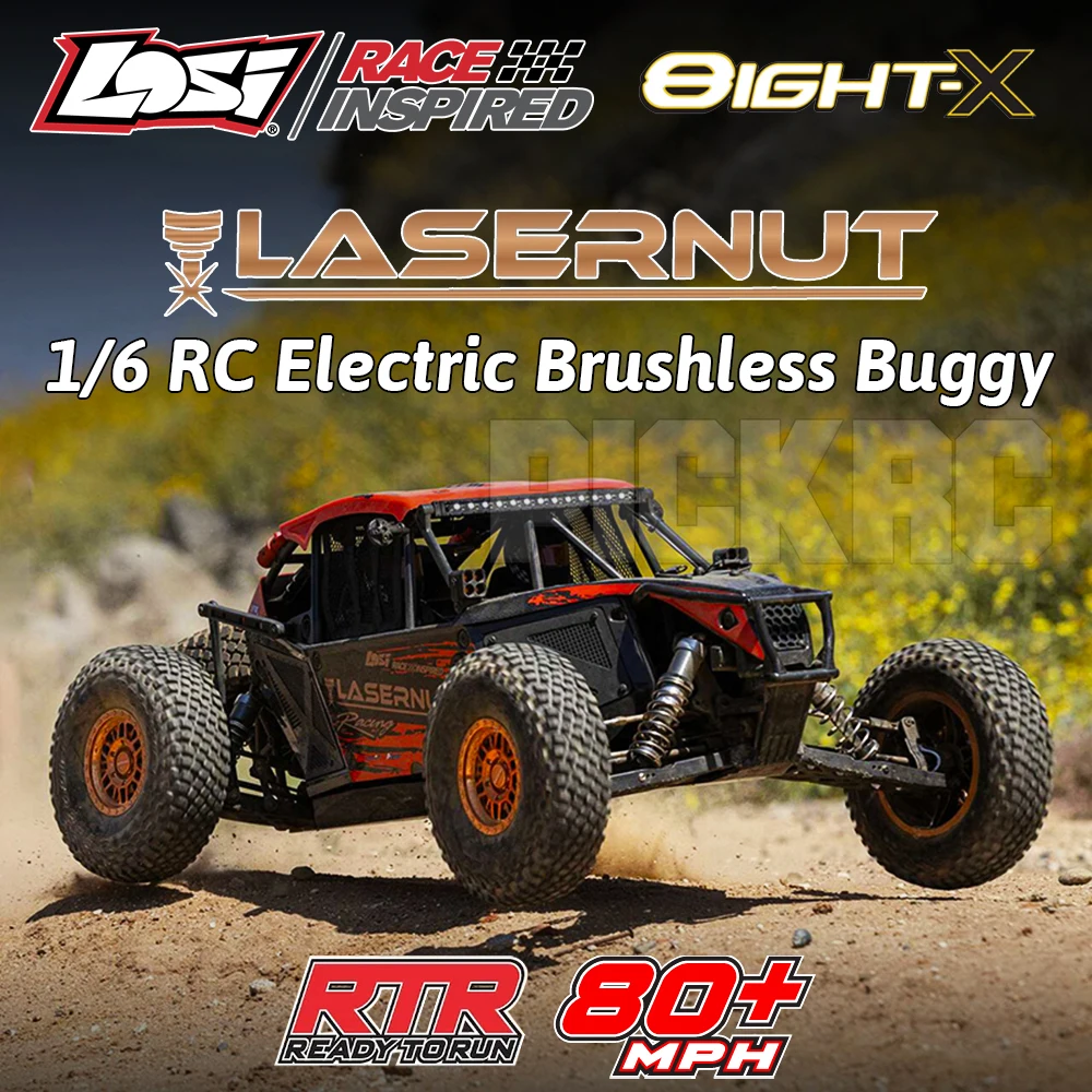 LOSI 8ight-X سوبر ليزروت U4 عربات التي تجرها الدواب LOS04019 1/6 4WD فرش RTR RC الكهربائية التحكم عن بعد نموذج سيارة ألعاب أطفال الكبار