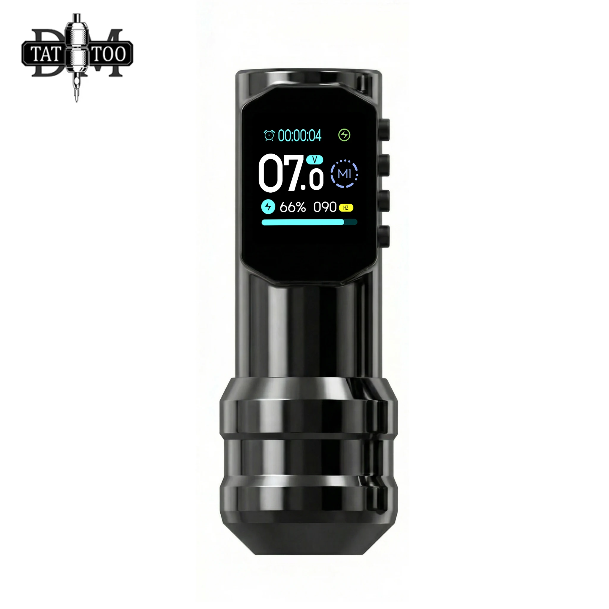 

Беспроводная ручка для татуировки DM, большой цветной экран, цифровой дисплей, новая машина для татуировки перманентного макияжа с мощным пистолетом для татуировки 1500 мАч