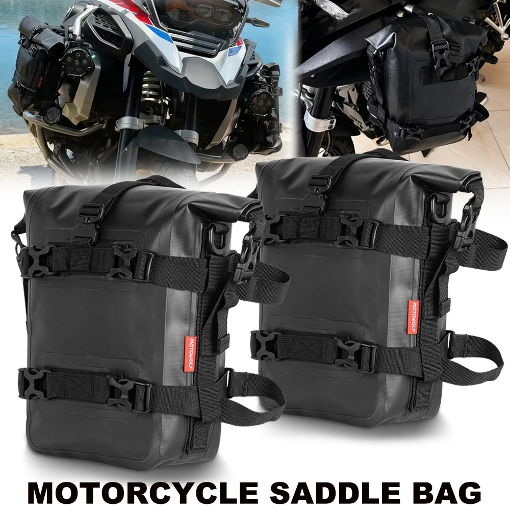 

Motorcycle Bumper Bag For BMW R1200GS R1250GS ADV Waterproof Crash Bars Bag Bumper Repair Tool Bag For HONDA NC750X CB500X